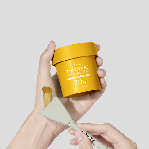 Pcalm Turmeric Curcumin Bubble Deep Mask 90g