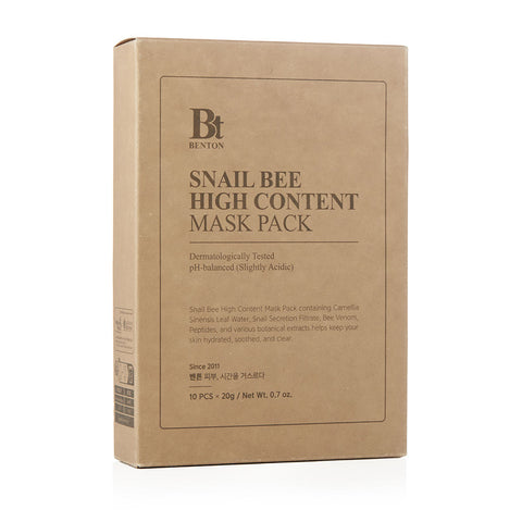 Benton Snail Bee High Content Mask Pack 10P