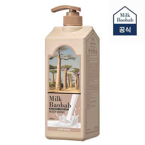 Milk Baobab Original Body Wash Ivory Musk, 1 L