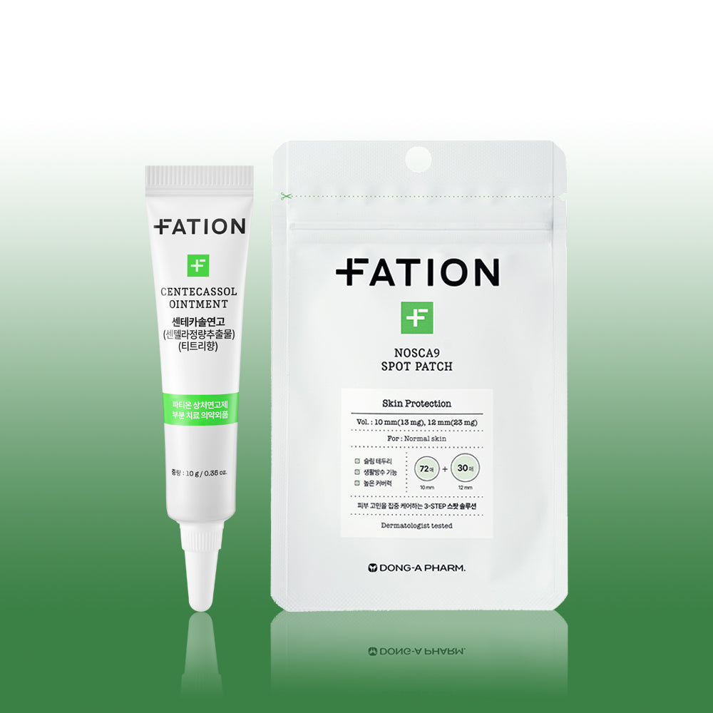 FATION Spot Intensive Care 2?Step Set (Ointment 10g + 102 Spot Patches)
