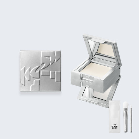 Two Slash Four Strobing Face Cube White (Mini Touch-Up Brush 2pc Set)