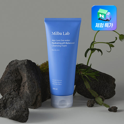 Milk Baobab Milba Lab Jeju Lava Seawater Moisturizing Mildly Acidic Cleansing Foam 200ml