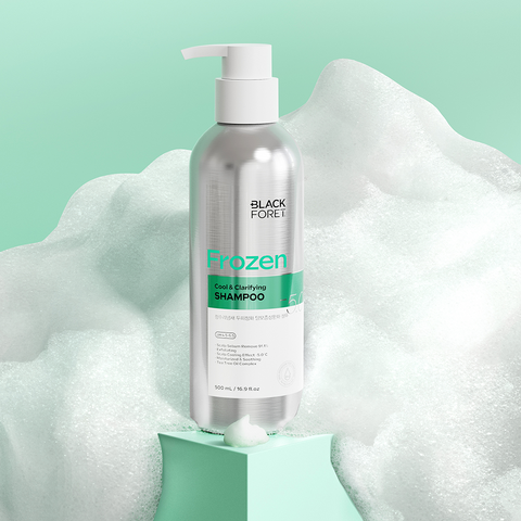 Black Foret Anti-Hair Loss Scalp Shampoo Cool & Deep Clean (pH-Balanced) 500ml