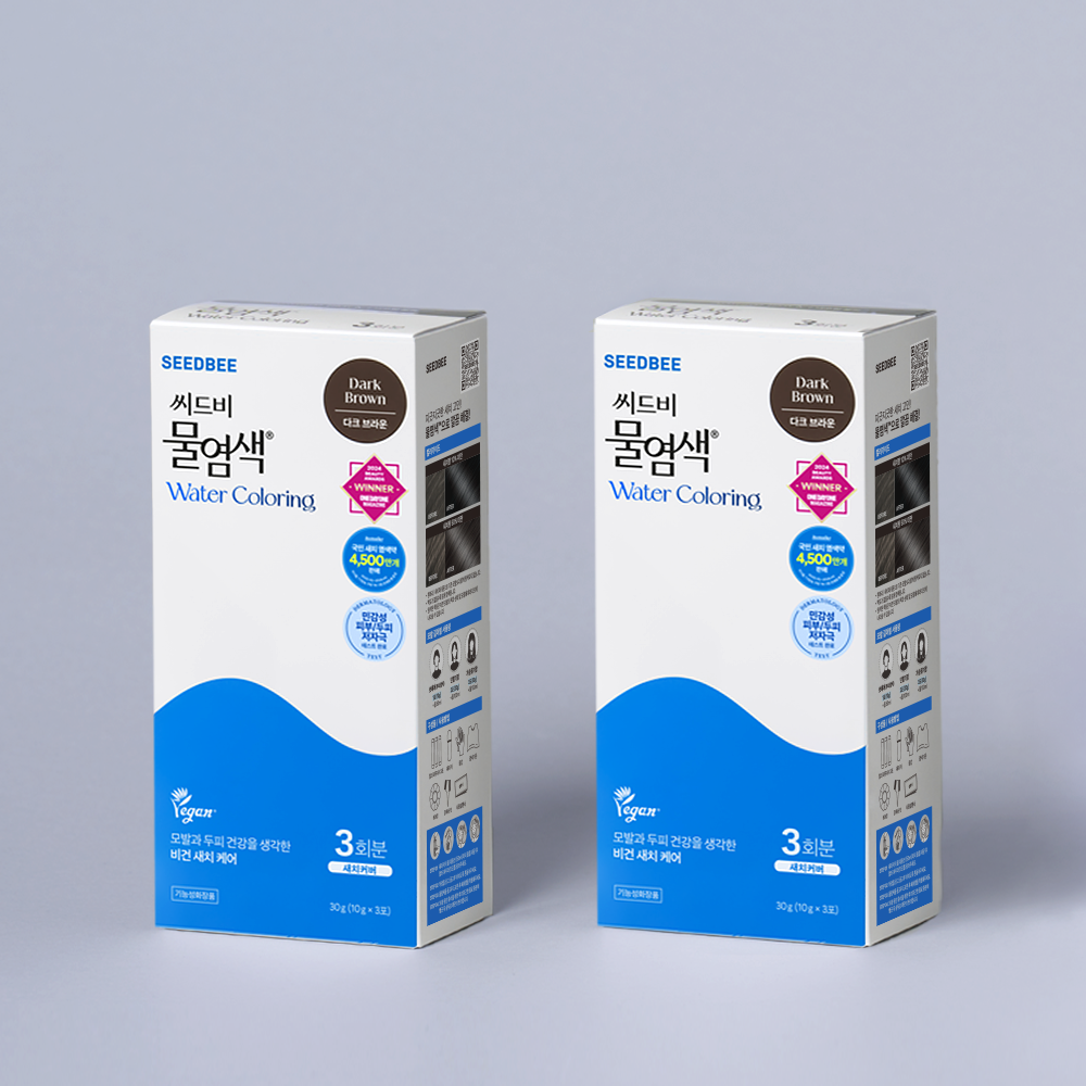 Seedbee Water Hair Color 6 Applications (10g x 6)
