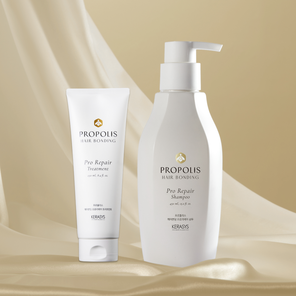 Kerasys Propolis Hair Bonding Shampoo 450ml + Treatment 250ml