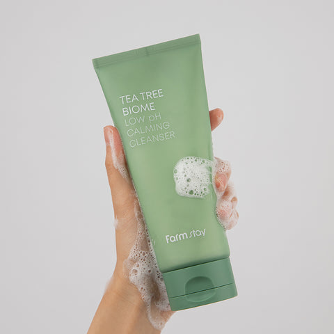 Farmstay Tea Tree Biome Low pH Calming Cleanser 180ml (3 Pack)