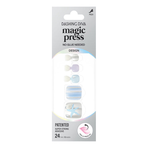 Dashing Diva Magic Press Pedicure Costi Bay (MDA6S067PGA) 1pc