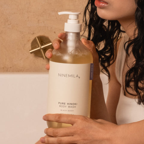 Ninemila Pure Hinoki Shampoo Blackberry Scent 1L