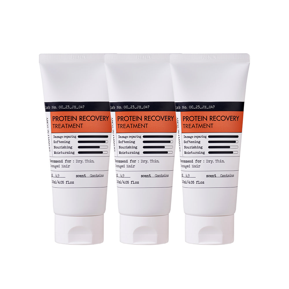 Derma Factory No-Wash Protein Recovery Treatment 120ml (3 Pack)