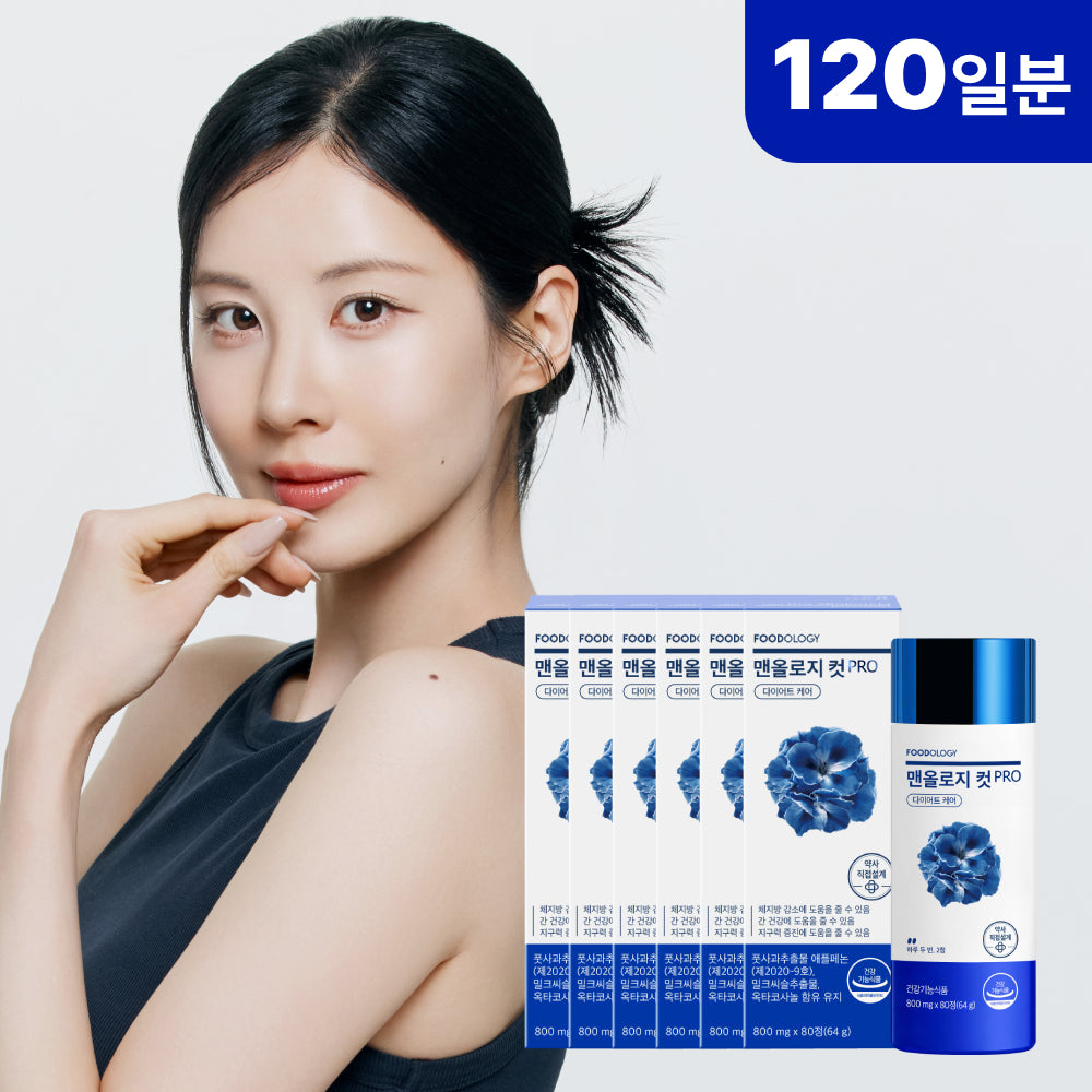 Foodology Manology Cut Pro 3+3 Set (6 Bottles) Blue Pack
