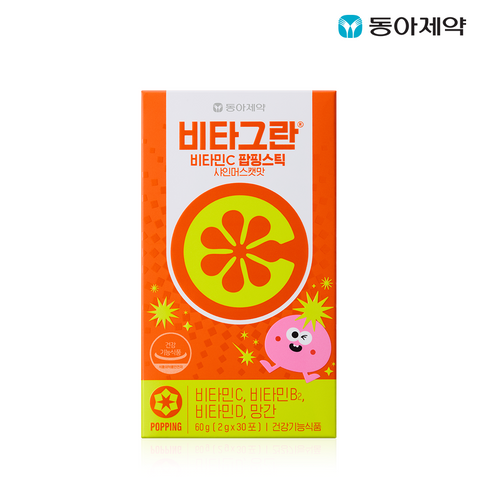 Dong-A Pharm Vitagran Vitamin C Popping Stick Shine Muscat Flavor 30 Sticks