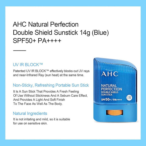 Soonsu Beauty Natural Perfection Double Shield Sun Stick SPF50+ PA++++   (Blue) texture close-up