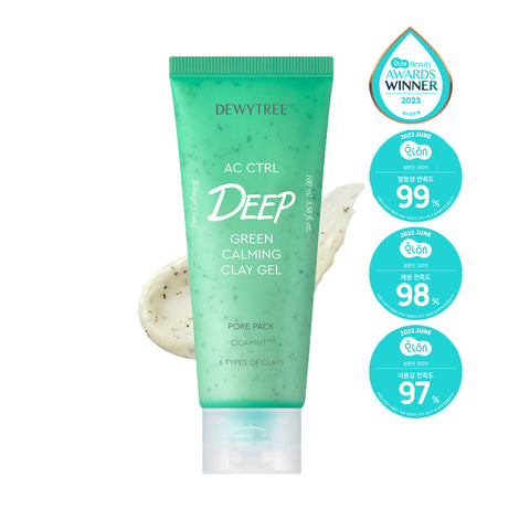 Dewytree AC Control Deep Green Calming Clay Gel Pore Pack 100ml