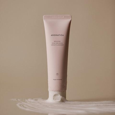 Aromatica Reviving Rose Infusion Cream Cleanser 145ml
