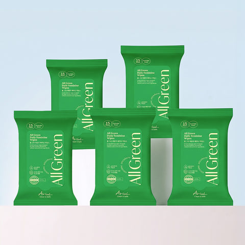 Ariul All Green Feminine Wipes 15 sheets x 5