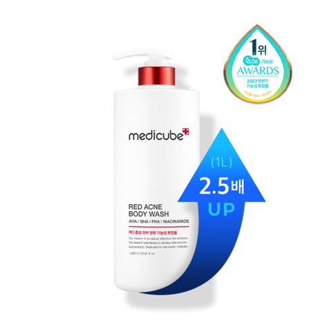 Medicube Red Acne Trouble Body Wash 2.0 Soap Scent 1L