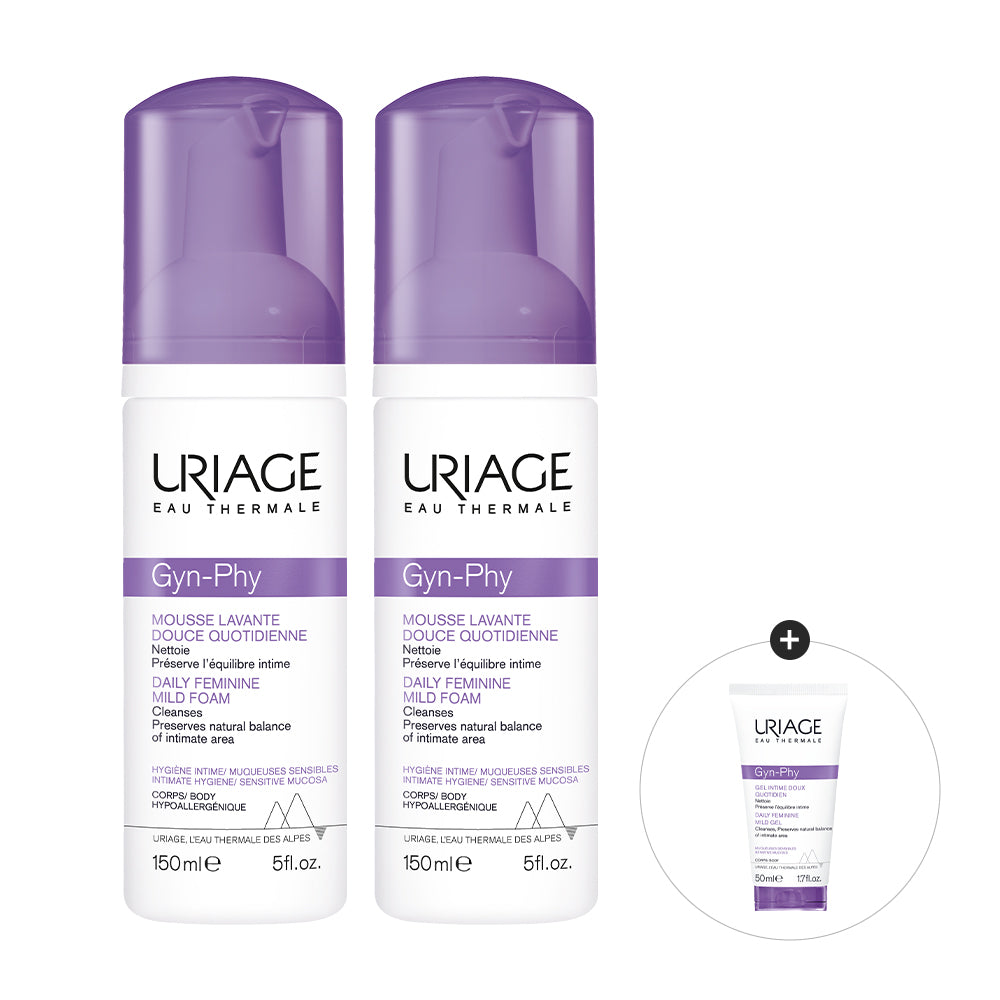 Uriage Mild Foaming Cleanser 150ml x2