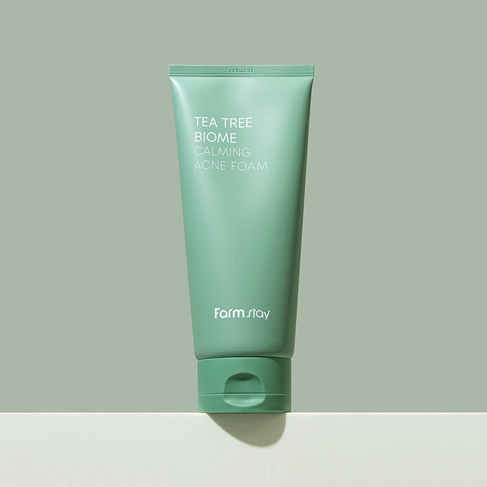 Farmstay Tea Tree Biome Calming Acne Foam 180ml