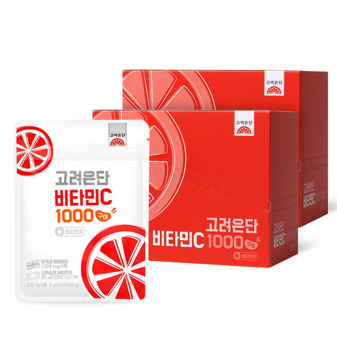 Koreaeundan Vitamin C 1000 + Vitamin D Gummies 15 Sachets (2 Pack)