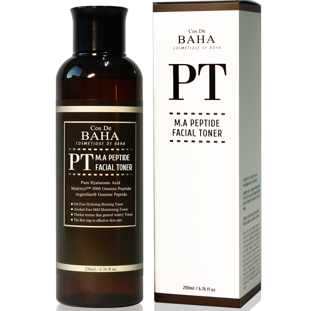 Cos De BAHA PT Matrixyl 3000 Argireline Peptide Moisture Skin Toner 200ml