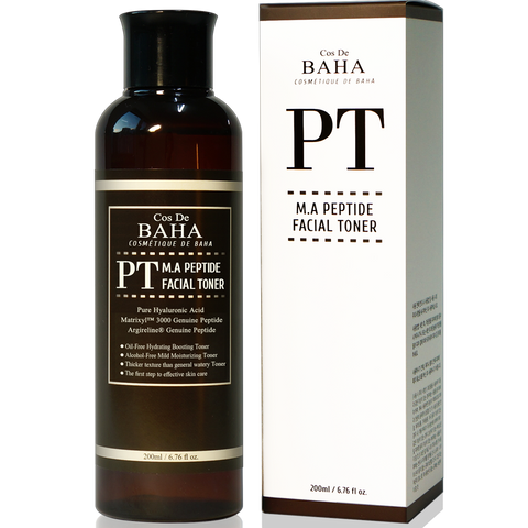 Cos De BAHA PT Matrixyl 3000 Argireline Peptide Moisture Skin Toner 200ml
