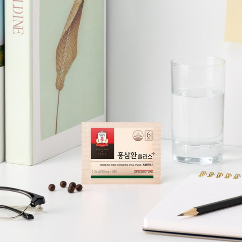 JungKwanJang Red Ginseng Hwan Plus 210 mg (150 Pills)
