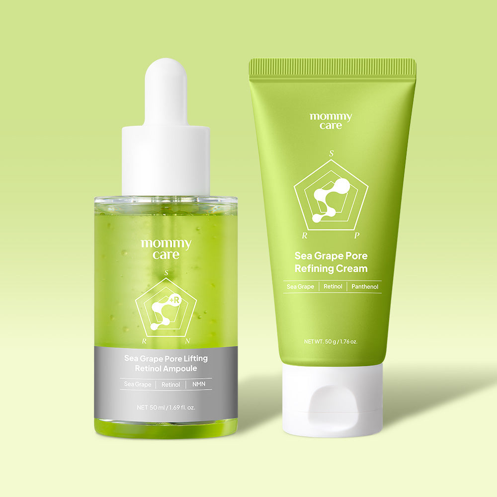 MommyCare Sea Grape Retinol A Ampoule + Cream 50ml + 50ml