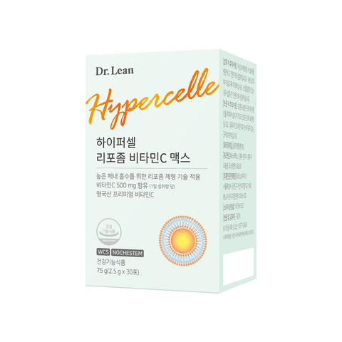 Dr. Lean Hypercell Liposomal Vitamin C Max Powder Stick 30 sticks x 6 (6-Month Supply)