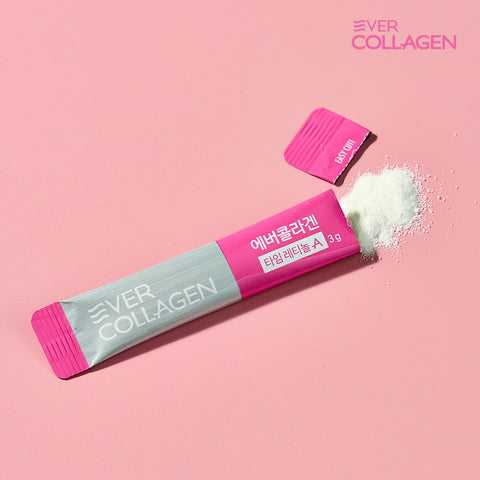 Newtree Ever Collagen Time Retinol A 1 Month Powder (GPH Low-Molecular Tri-Peptide Collagen)