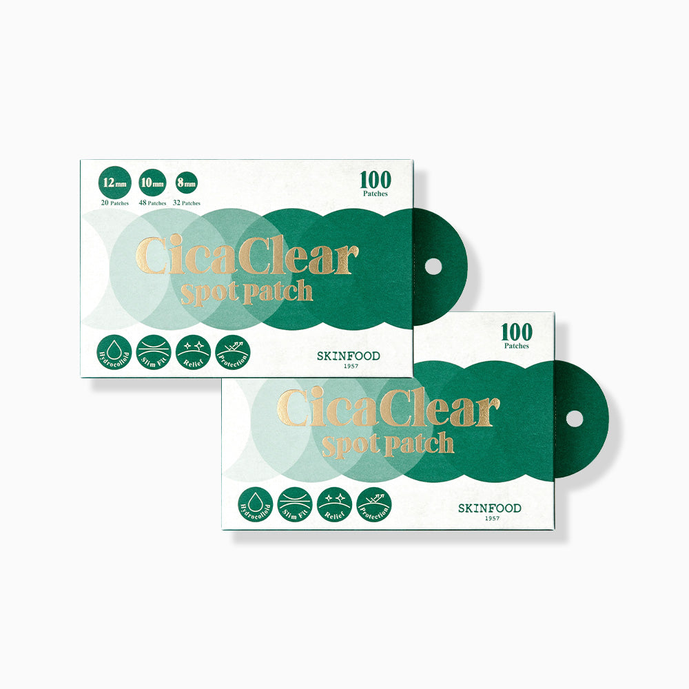 Skinfood Cica Clear Spot Patch 100pcs (2-Pack)