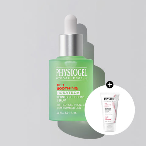 Physiogel Red Soothing Rosateca Serum 30ml + AI Repair Cream 30ml (Free Gift)