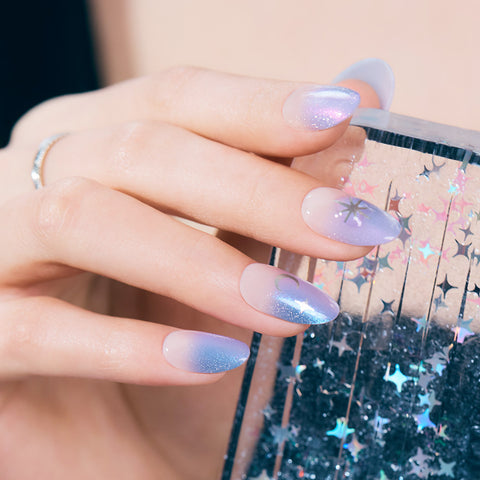 Dashing Diva Magic Press Ethereal Night (Almond) Nail Tips