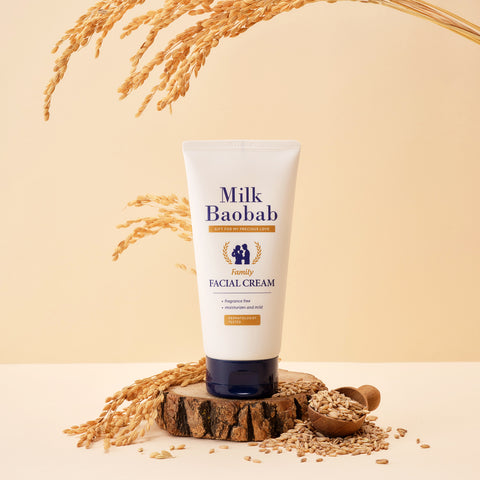 Milk Baobab Family Facial Cream Unscented 160g