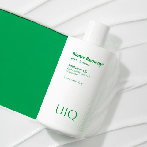 UIQ Biome Remedy Body Gift Set (Body Wash + Body Lotion + Large Shower Puff)
