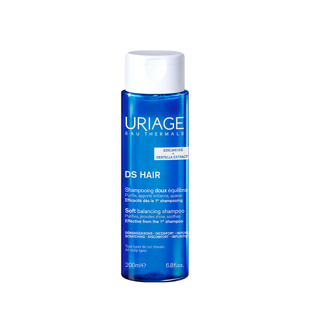 Uriage Soft Balancing Shampoo 200 ml (Soothing Care for Sensitive Scalp)