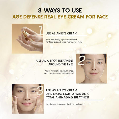 Soonsu Beauty Age Defense Real Eye Cream For Face side view