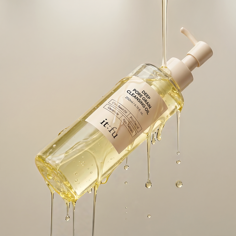 Itfu Job's Tears & Rice Deep Pore Grain Cleansing Oil 200ml (2 Pack)