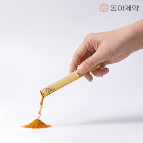 Dong-A Pharm Curcumin Powder Sticks 30 Sticks x 2 Boxes (60 Sticks)