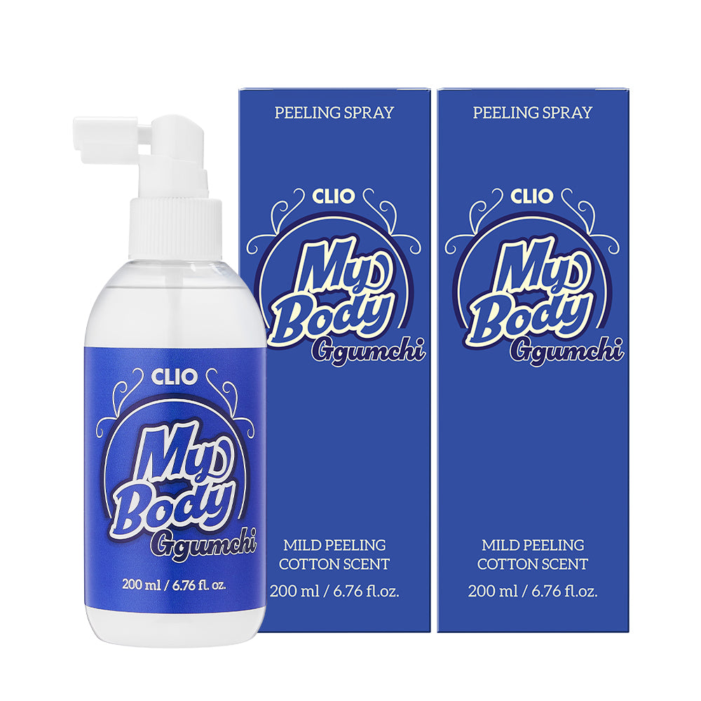 Clio My Body & Kkumchi Exfoliating Foot Care Spray 200ml x2