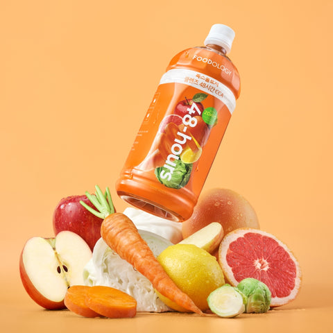 Foodology Toxology Cleanse 48H ABC+CCA Fasting Carrot & Green Juice (1+1)