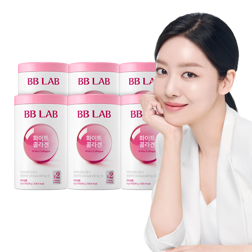 Nutrione BB Lab White Collagen Fish Peptide Powder 30 Sachets x 6
