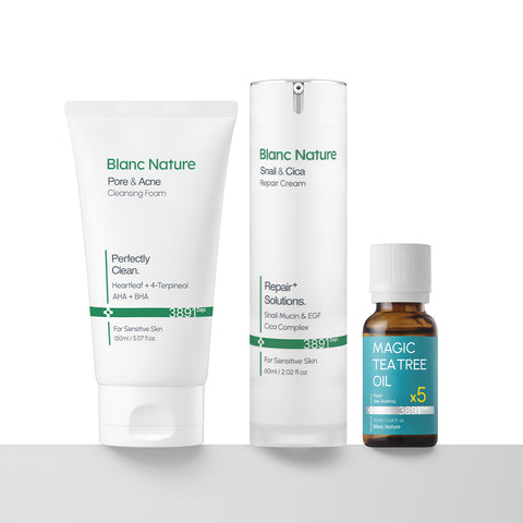 Blancnature Trouble Rapid Soothing 3-Piece Set