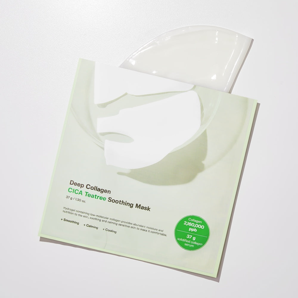 Sungboon Editor Low?Molecular Deep Collagen Gel Mask Pack Tea Tree 4 Sheets