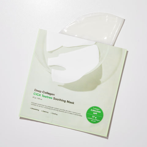 Sungboon Editor Low?Molecular Deep Collagen Gel Mask Pack Tea Tree 4 Sheets