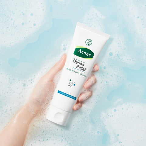 Acnes Derma Relief Moisture Foam Cleanser 125ml (2 Pack)