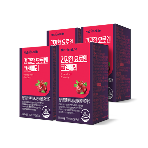 Nutrione Cranberry for Urinary Health 4 Boxes (4-Months)