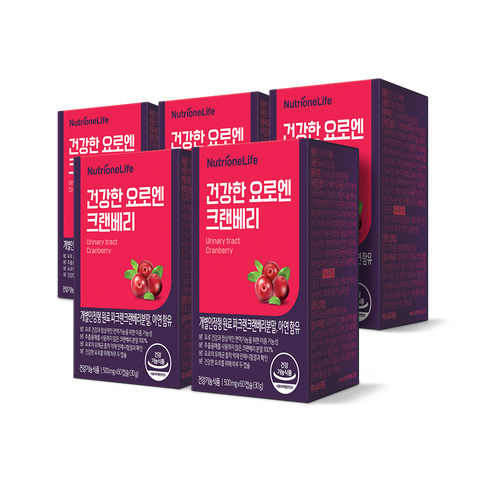 Nutrione Healthy Uro N Cranberry 5 Boxes (5-Month Supply)