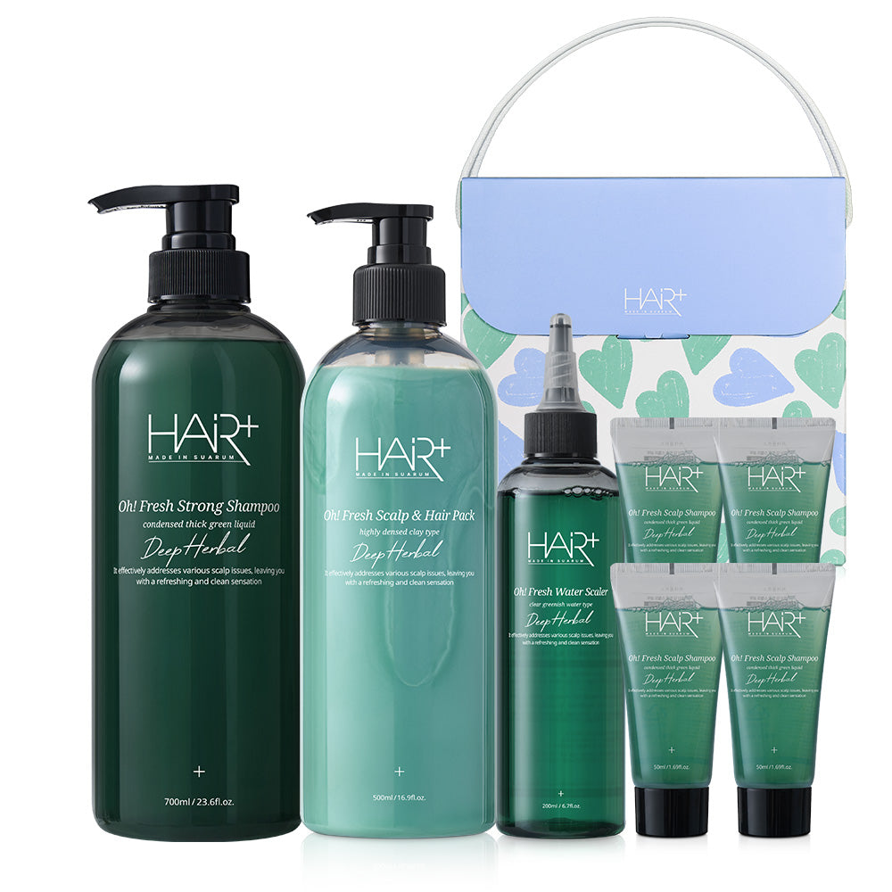 HairPlus O'Fresh Oily Scalp Scaling Dandruff Clinic Set