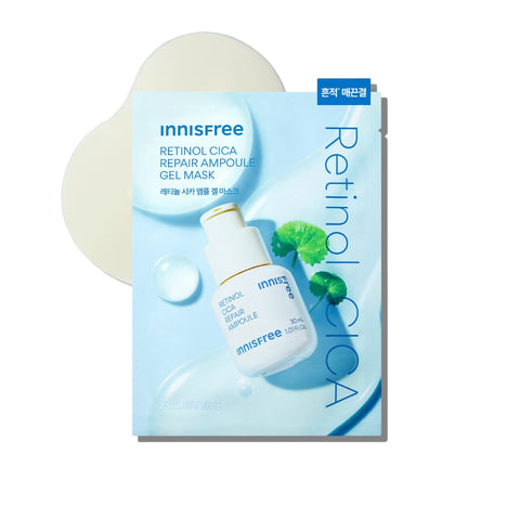 Innisfree Retinol Cica Scar Ampoule Gel Mask 23ml x 8 sheets