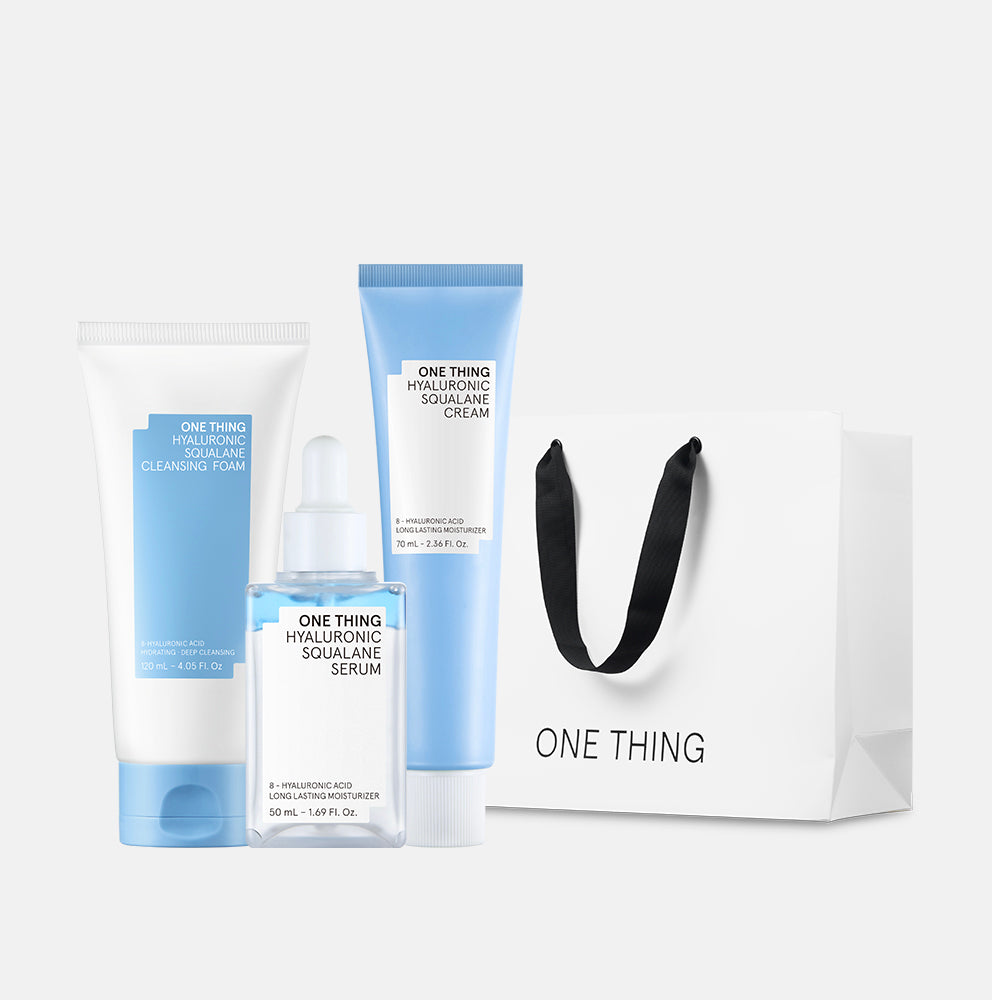 One Thing Hyaluronic Squalane Hydration Set (Cleansing Foam, Serum & Cream)
